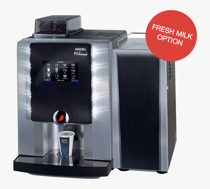 Nescafé Milano Combi With Fresh Milk - Espresso Machine, HD Png Download, Free Download