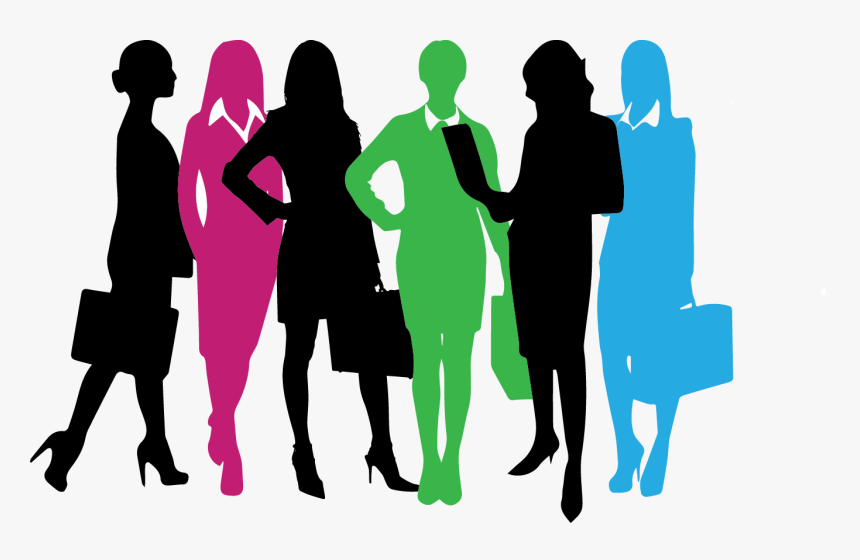 Silhouette Women In Business, HD Png Download, Free Download