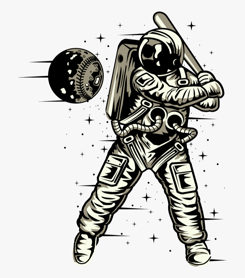 The Astronaut - Astronaut Baseball, HD Png Download, Free Download