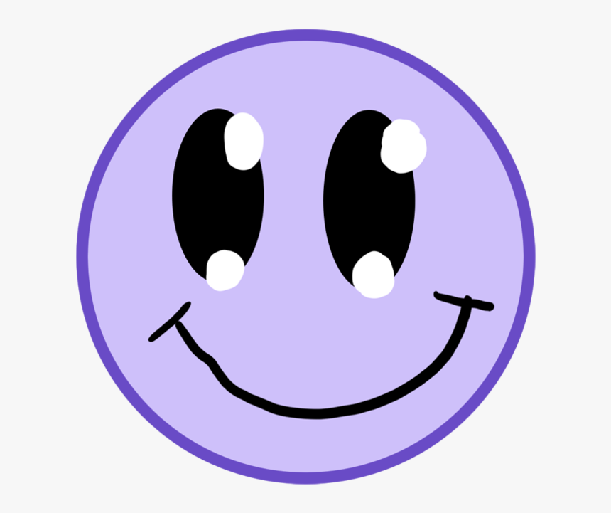 Sad Face Png Transparent - Purple Smiley Face With Transparent Background, Png Download, Free Download