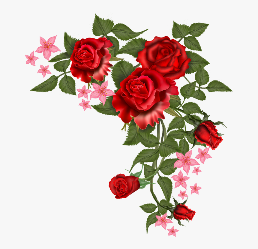 Transparent Moana Clipart Png - Vector Red Flowers Png, Png Download, Free Download