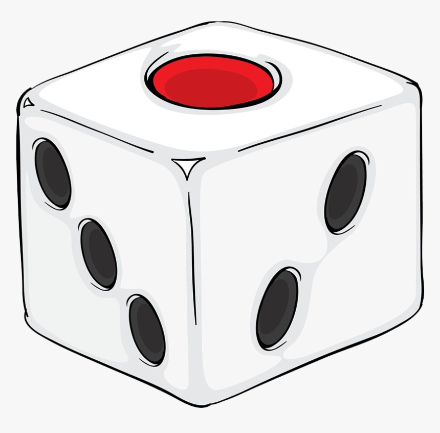 Transparent Dice Clipart - Ludo Dice 1 Png, Png Download, Free Download