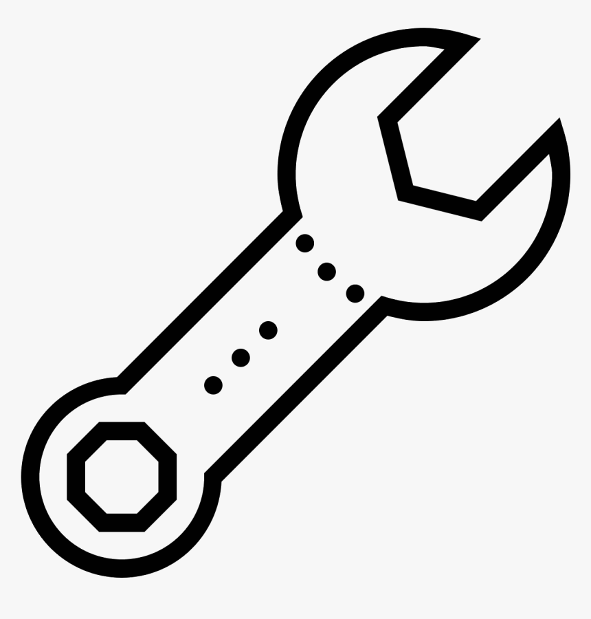 Llave Inglesa Color Blanca Png , Png Download - Llave Blanca Png, Transparent Png, Free Download