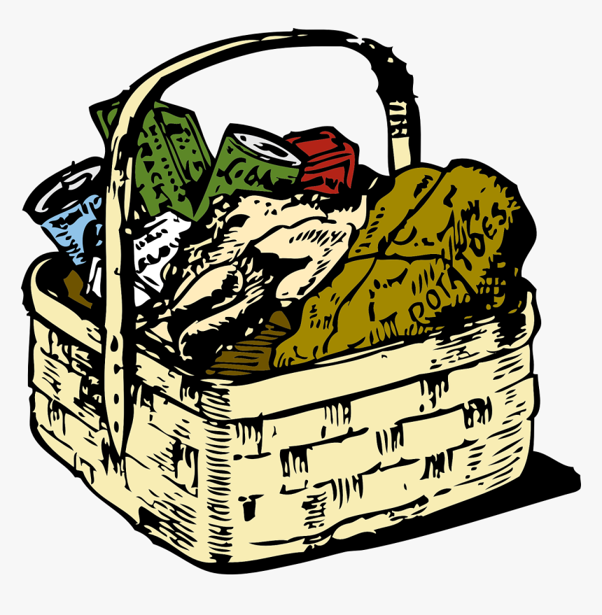 Food Basket Clip Art, HD Png Download, Free Download