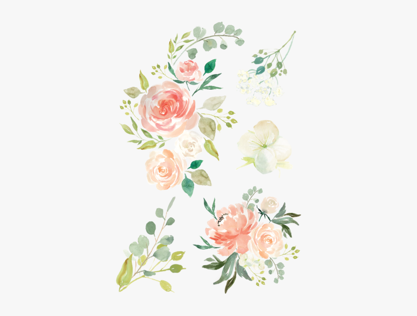 Watercolor Flower Vector Free - Pastel Watercolor Flower Png, Transparent Png, Free Download