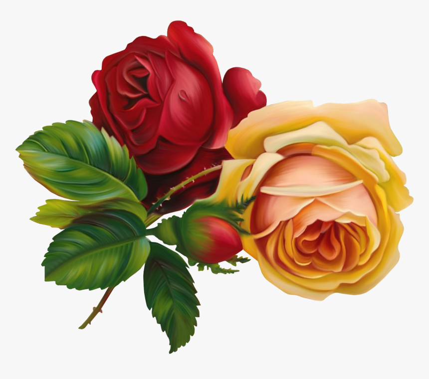 Rosas Vintage Flores Png, Transparent Png - kindpng