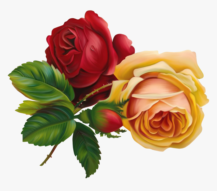 Rosas Vintage Flores Png, Transparent Png, Free Download