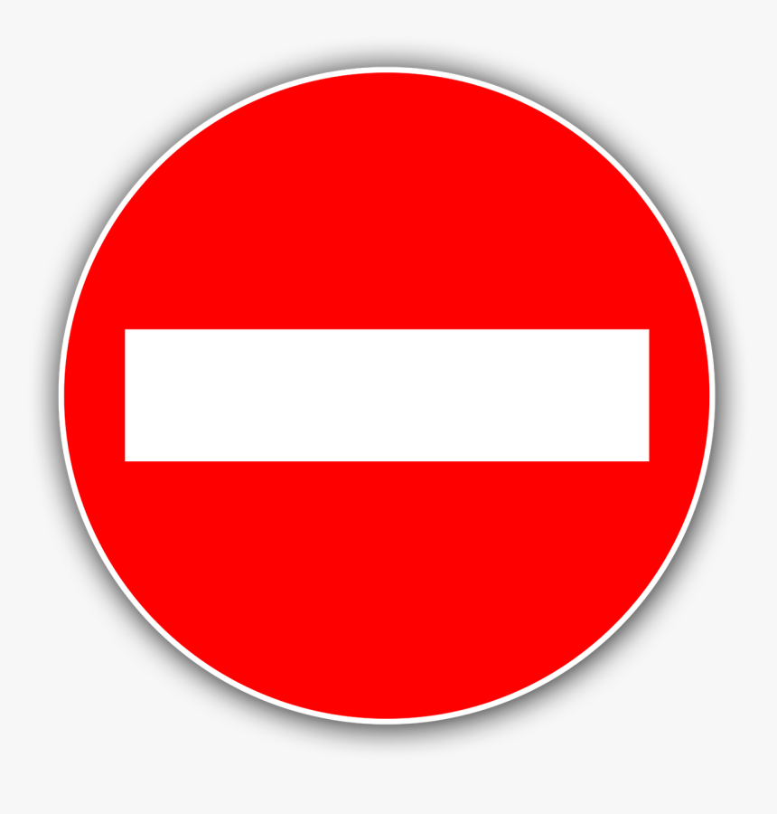 No Entry Sign .png, Transparent Png, Free Download