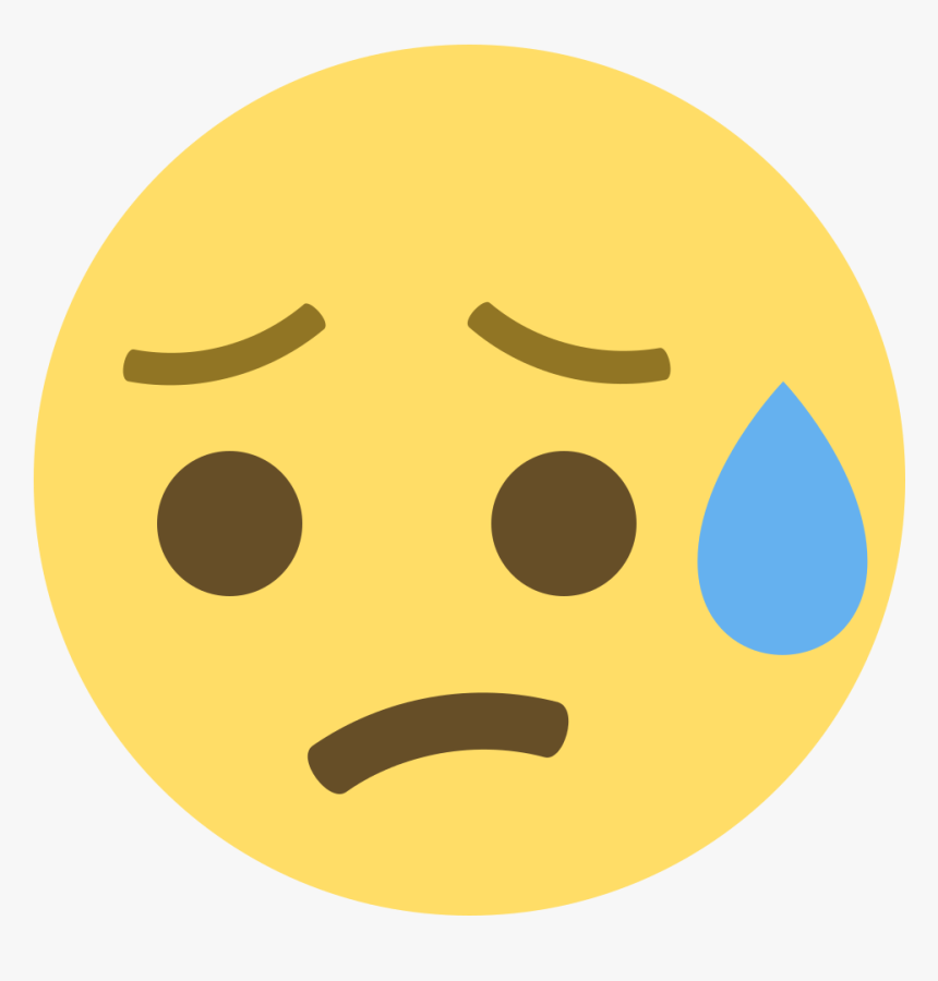 Sad Face Emoji - Sad Emoji Png, Transparent Png, Free Download