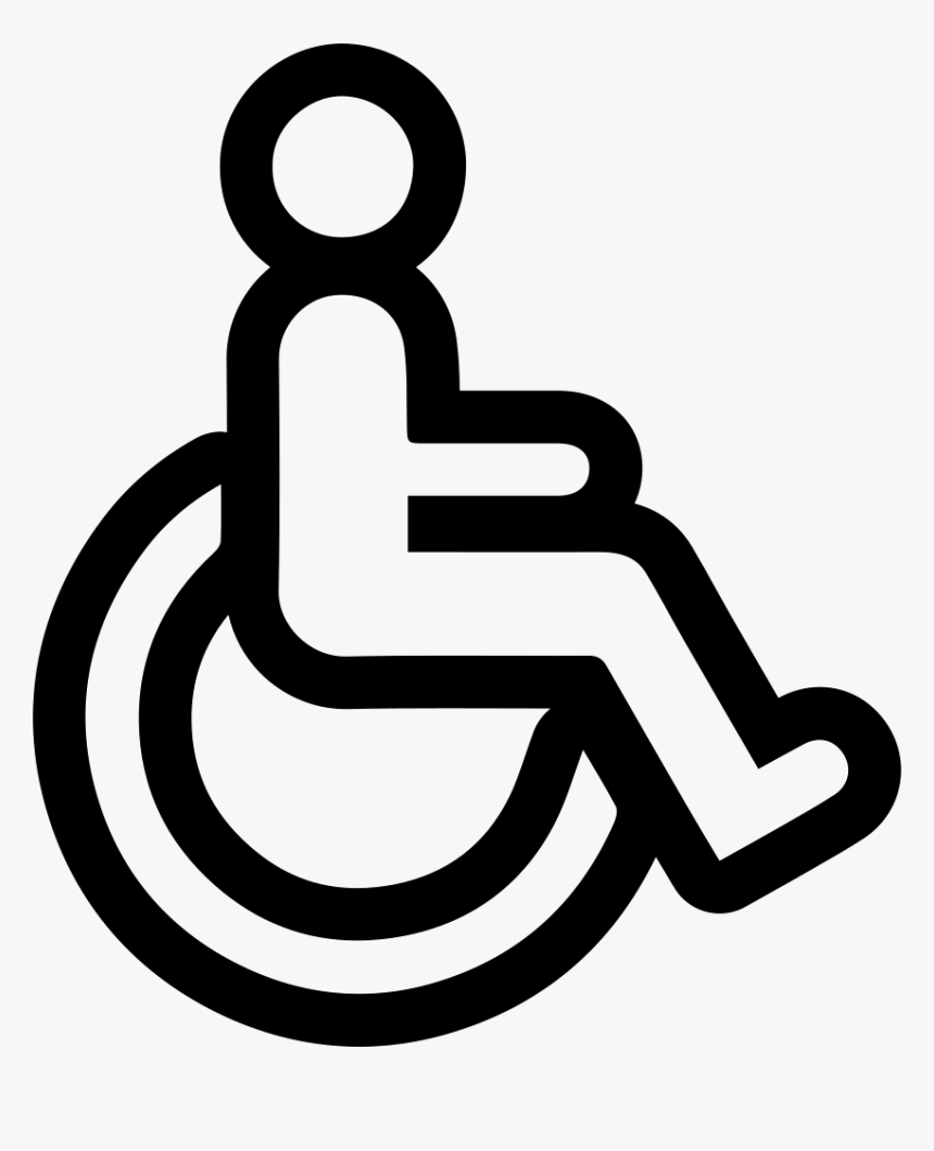 Disability - Disabled Person Sign, HD Png Download, Free Download