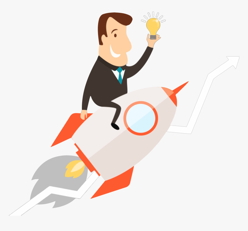 Space Rocket Clip Art Image Search Results Clipart - Cartoon Man On Rocket, HD Png Download, Free Download