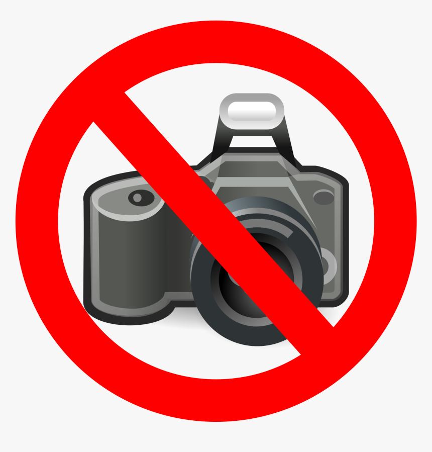 No Photography Sign Png - Transparent Background Clip Art Camera, Png Download, Free Download