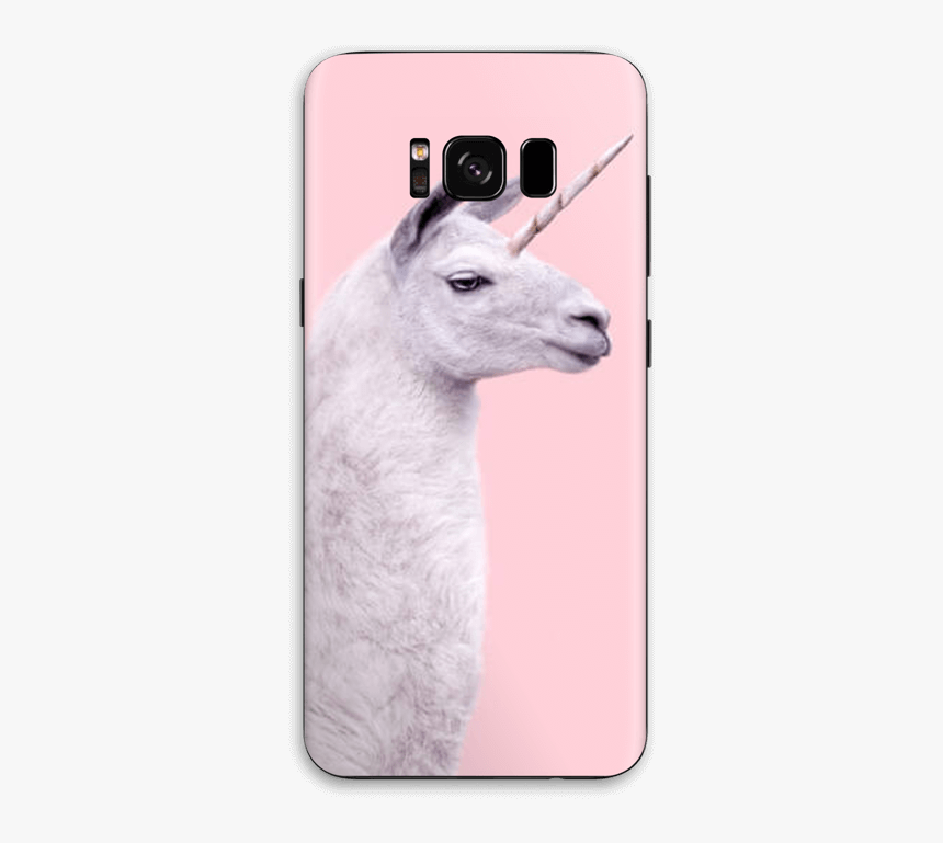 Unicorn Lama Skin Galaxy S8 - Llama, HD Png Download - kindpng