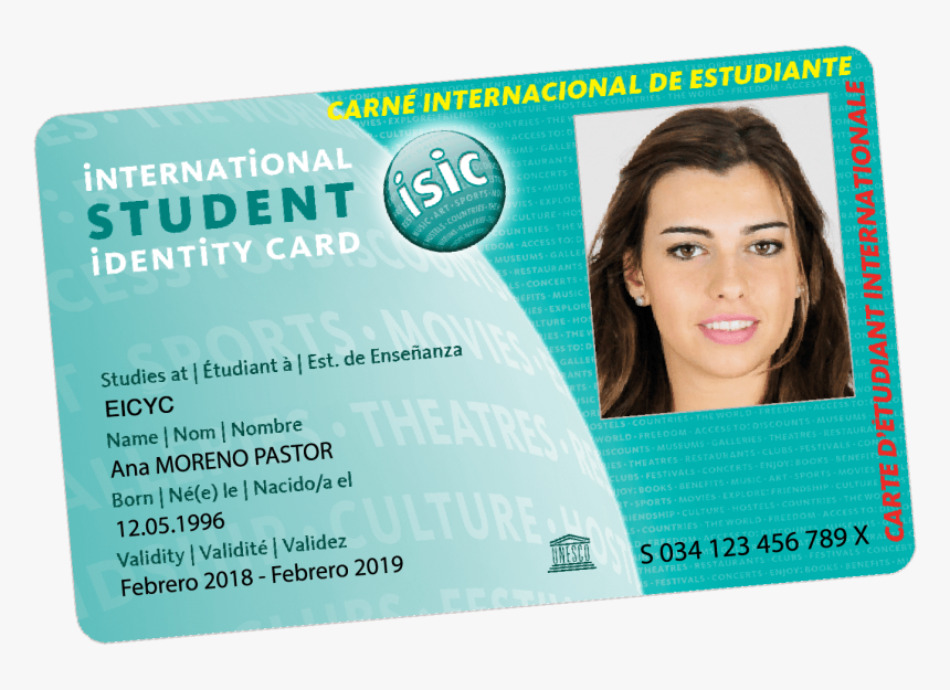 Isic Card, HD Png Download, Free Download