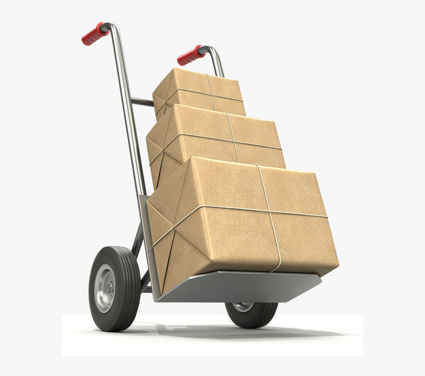 Of Transport,cart,package Delivery,automotive Wheel - Shipping Product, HD Png Download, Free Download