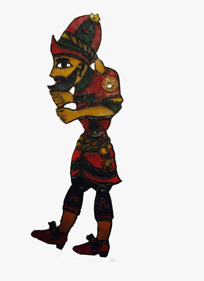 Hacivat, A Karagöz Shadow Puppet By Vural Arisoy - Illustration, HD Png Download, Free Download