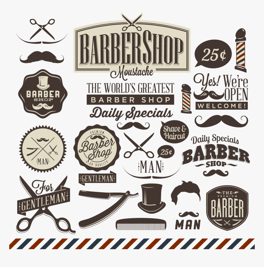 Barber Straight Razor Shaving Beauty Parlour - Vector Straight Razor Logo, HD Png Download, Free Download