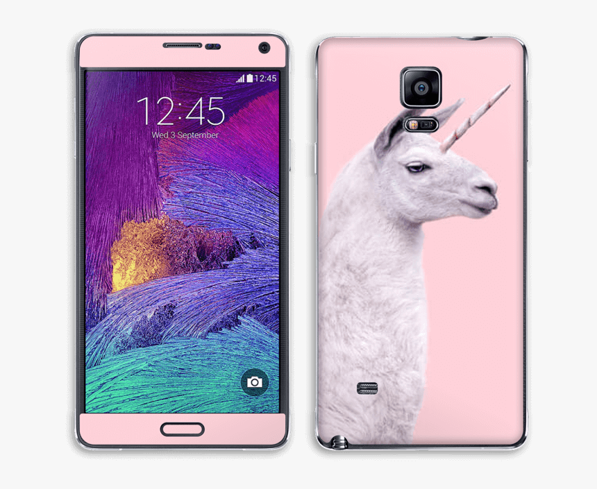 Unicorn Lama Skin Galaxy Note - Samsung Galaxy S5 Galaxy Note 4, HD Png Download, Free Download