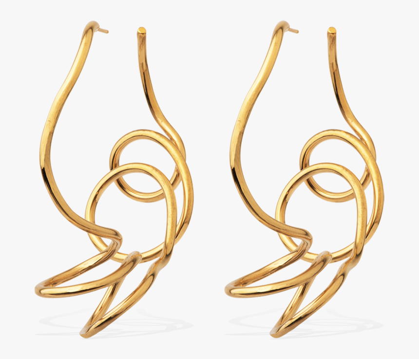 Gold Vermeil Earrings, HD Png Download, Free Download