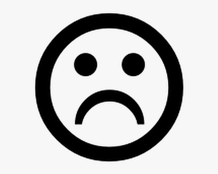 Black And White Sad Face Sad Boy Emoji Png Transparent Png