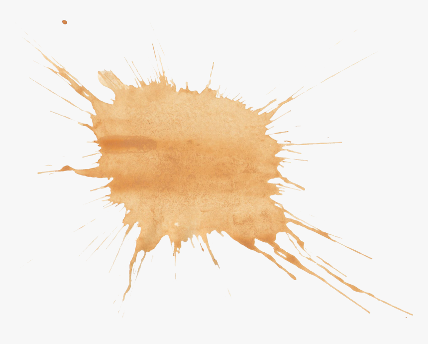 18 Brown Watercolor Splatter - Watercolor Png Brown, Transparent Png, Free Download