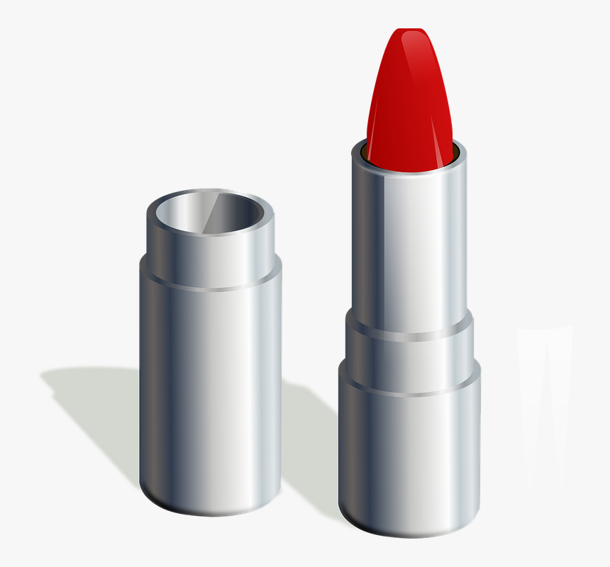 Lipstick, Cosmetics, Beauty, Female, Red, Lip Gloss - Lipstick Cartoon Pictures Png, Transparent Png, Free Download