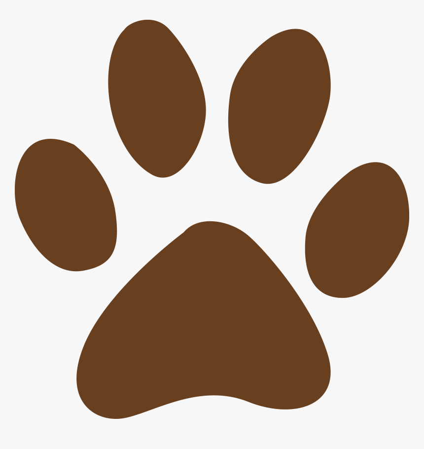 Cat Dog Claw Paw Kitten - Cat Paw Print Brown, HD Png Download, Free Download