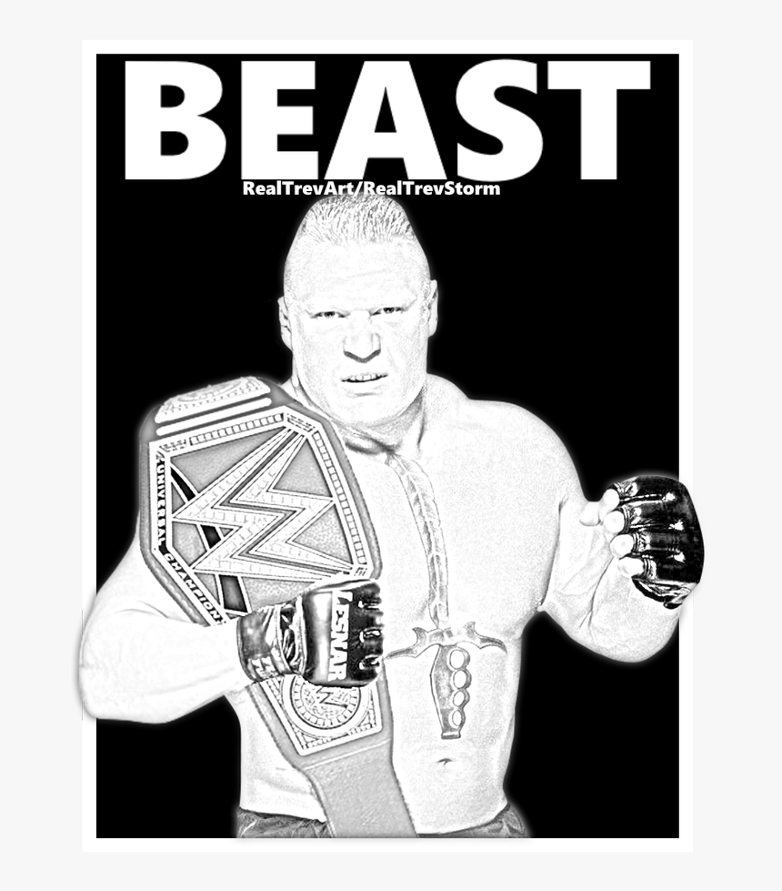 Wwe Brock Lesnar Cartoon, HD Png Download, Free Download