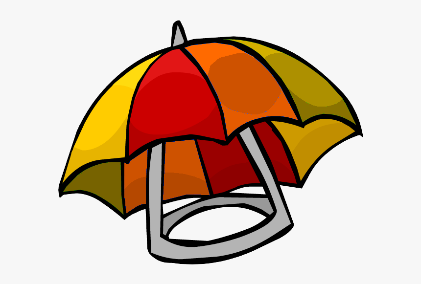 Summer Umbrella Hat - Umbrella Hat Clipart, HD Png Download, Free Download