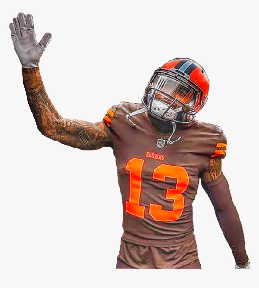Jersey Swap Cut-out Of Odell Beckham Jr - Football Player, HD Png Download, Free Download