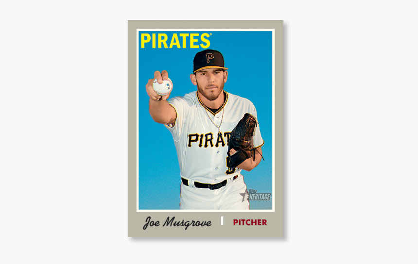Joe Musgrove 2019 Heritage Baseball Base Poster - Pittsburgh Pirates Jersey, HD Png Download, Free Download