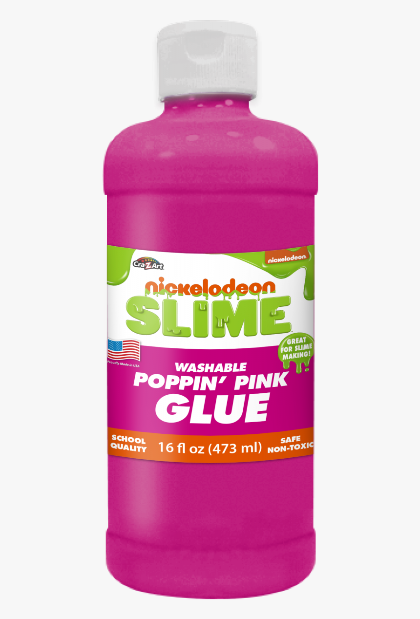 Nickelodeon 16oz Pink Glue - Nickelodeon Glue, HD Png Download, Free Download