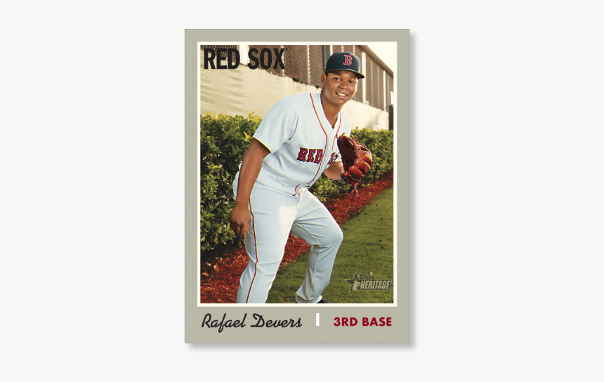 Rafael Devers 2019 Heritage Baseball Base Poster - College Baseball, HD Png Download, Free Download