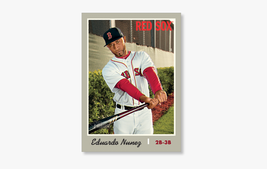 Eduardo Nunez 2019 Heritage Baseball Base Poster - Poster, HD Png Download, Free Download