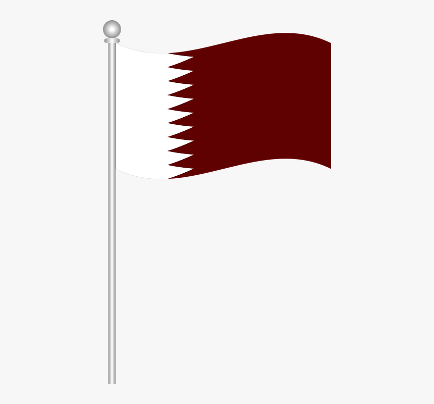 Flag Of Qatar World - Flag Of Qatar Png, Transparent Png, Free Download