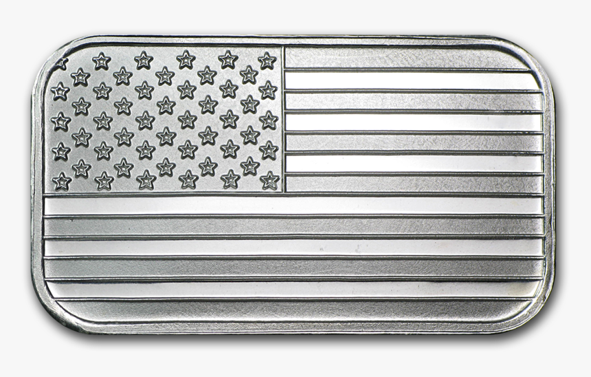 Transparent Vintage American Flag Png - 1 Oz Silver American Flag Bar, Png Download, Free Download
