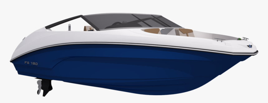 Lancha Fs Yachts Fs 180 Azul 3d 1 - Lancha Png, Transparent Png, Free Download