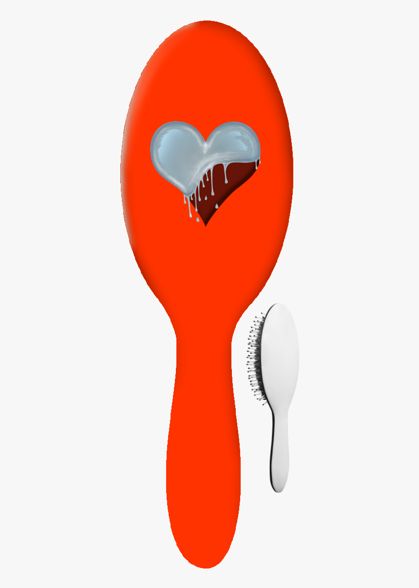 Dripping Heart Hb Hair Brush, HD Png Download, Free Download