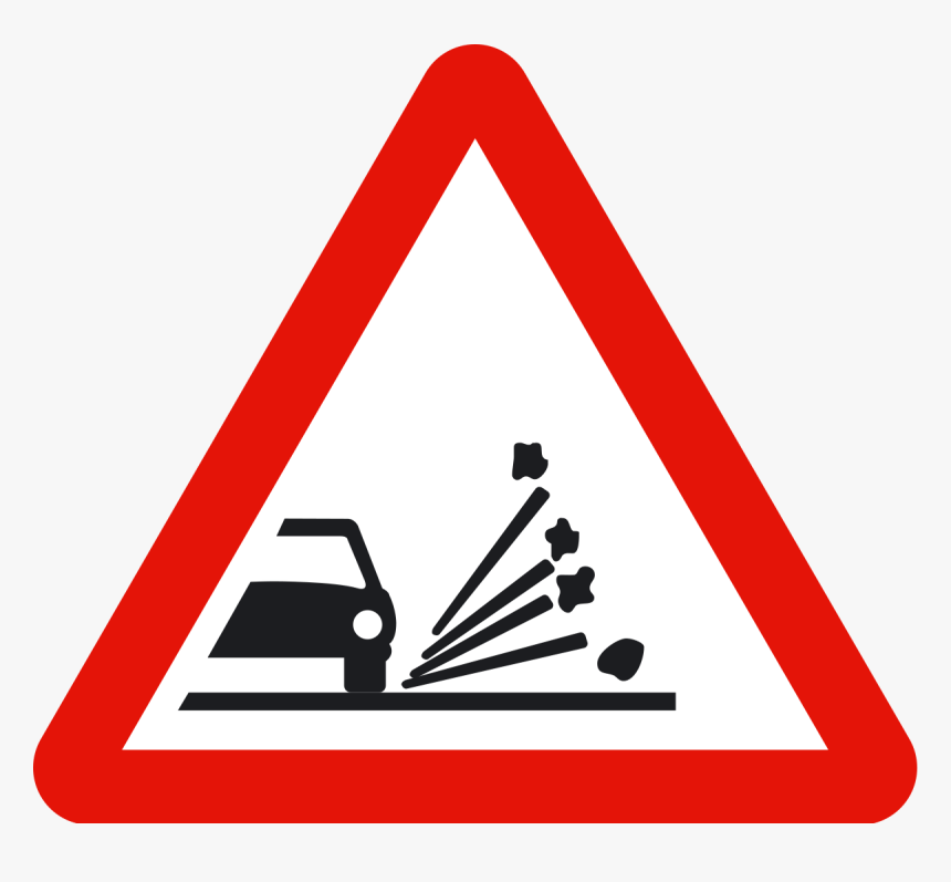 Two Way Traffic Road Sign, HD Png Download, Free Download