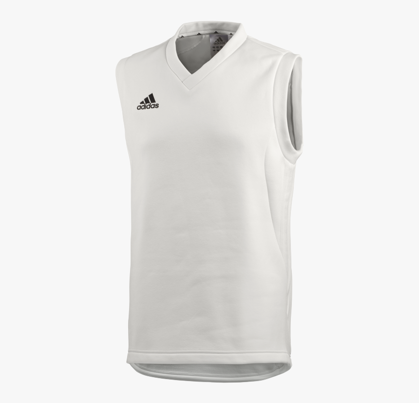 Adidas Sleeveless Playing Sweater Front - Puma Cricket Sweater, HD Png Download, Free Download