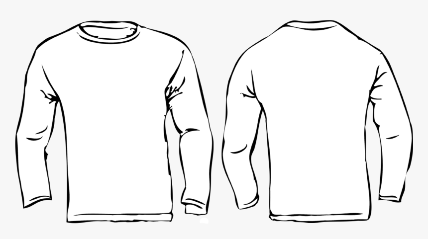 Sweater Png - Sweater Png White Front And Back, Transparent Png, Free Download