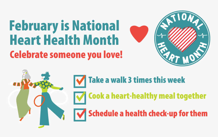 February Is Nation Heart Health Month - Heart, HD Png Download, Free Download