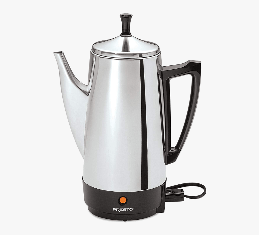 Presto Stainless Steel Coffee Maker - Bialetti Electric Coffee Percolator, HD Png Download, Free Download