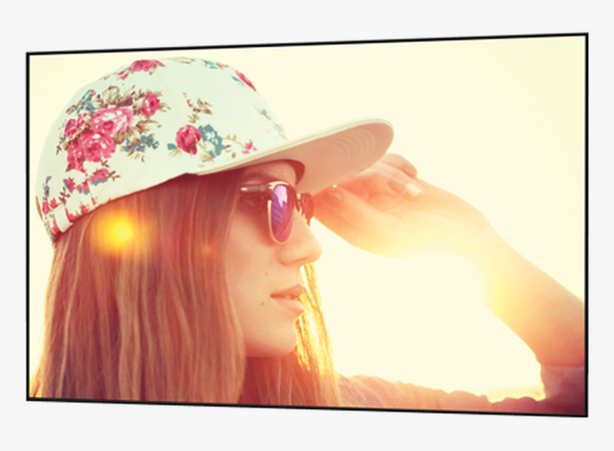 Da-lite Parallax Thin Ambient Light Rejecting Fixed - Fashion, HD Png Download, Free Download