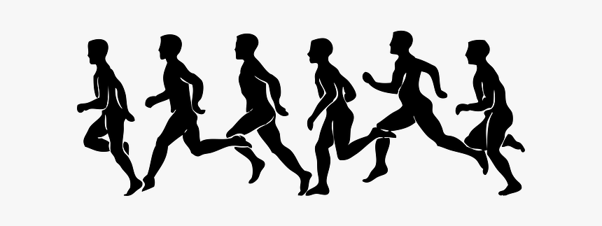 Clip Art People Running, HD Png Download, Free Download