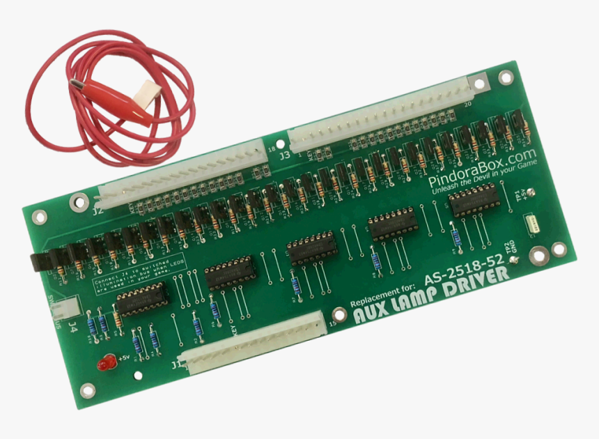 Aux Led/lamp Driver Board For Bally/stern "
 Title="aux - Bally Aux Lamp Driver, HD Png Download, Free Download