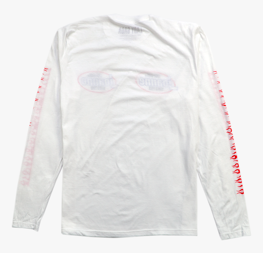 White Long Sleeve Flames, HD Png Download - kindpng