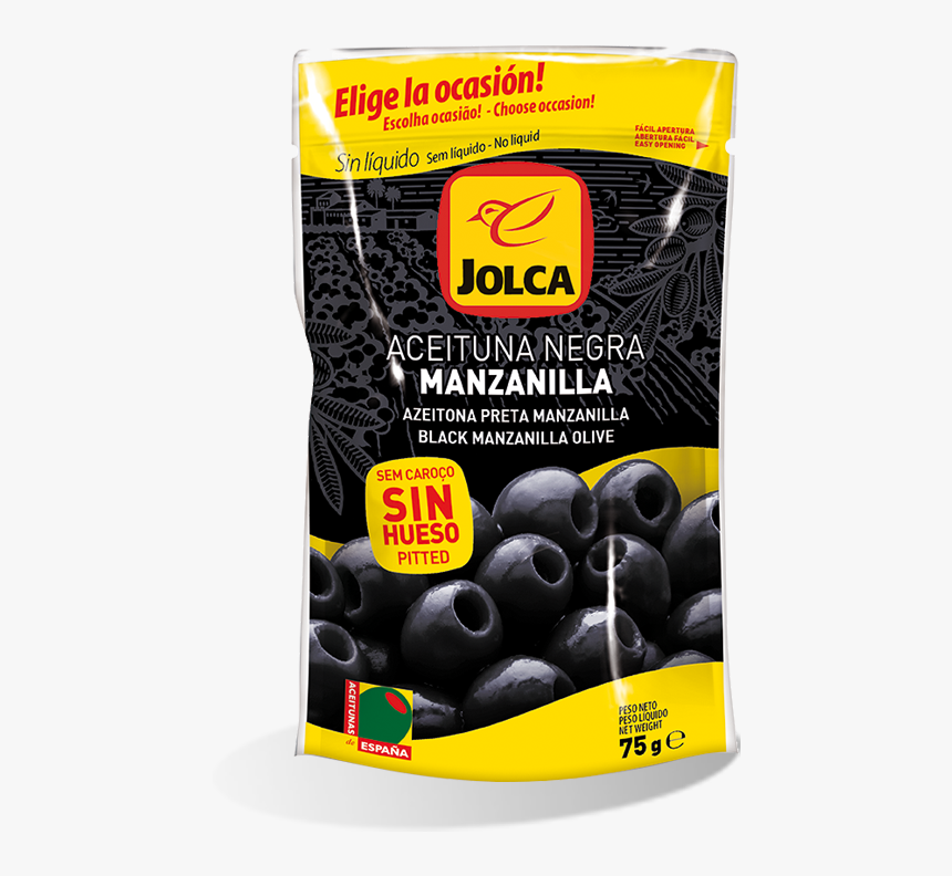 Manzanilla Negra Sin Hueso Doypack - Jolca, HD Png Download, Free Download