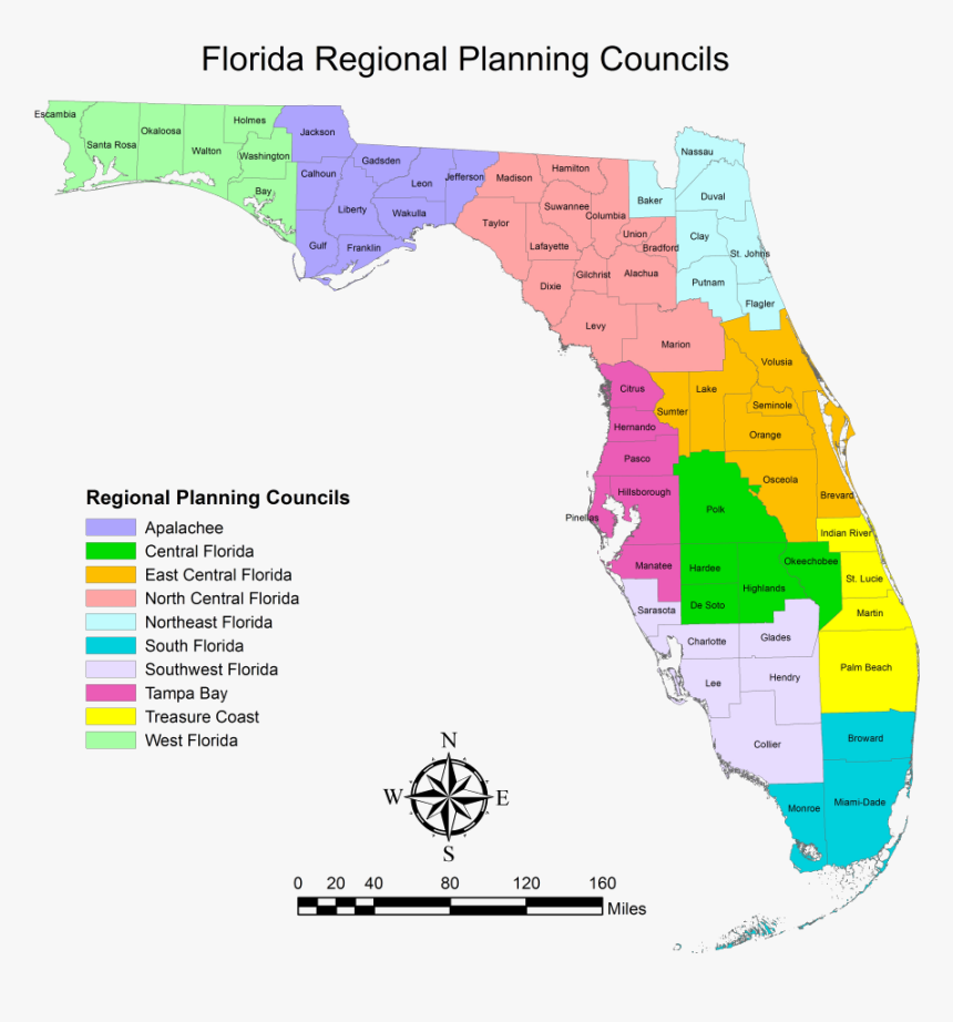 Economic Regions Of Florida, HD Png Download, Free Download
