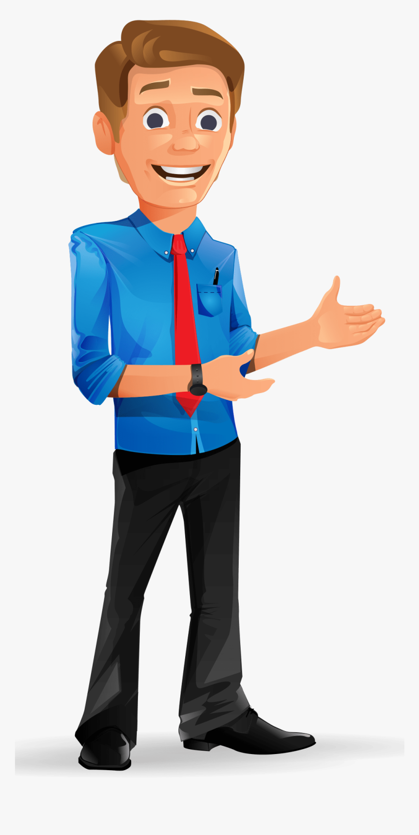 Cartoon Handsome Boy Png Clipart , Png Download - Handsome Boy Cartoon Png, Transparent Png, Free Download